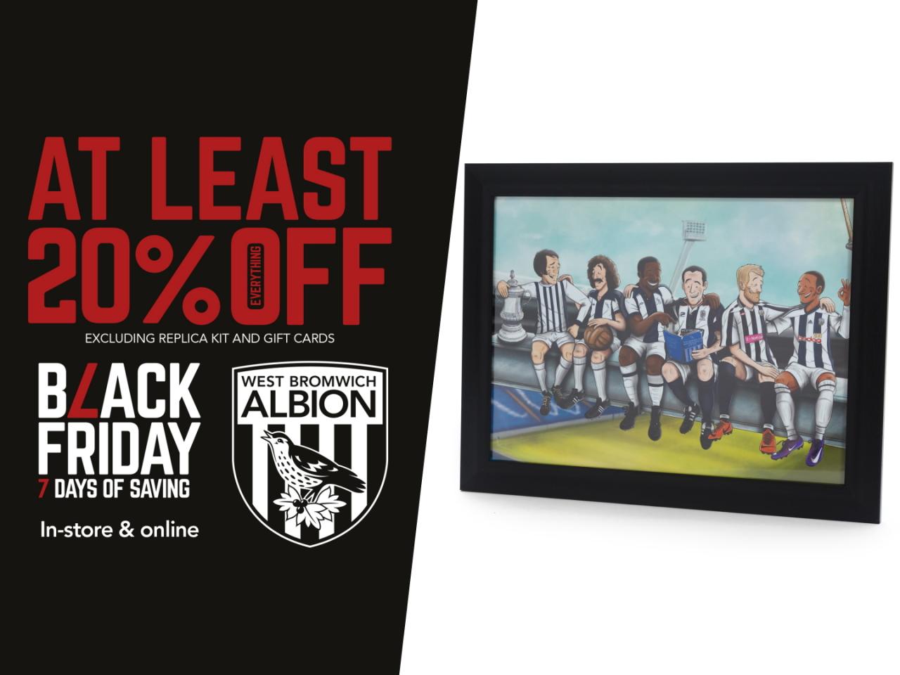 WBA Framed Legends Print