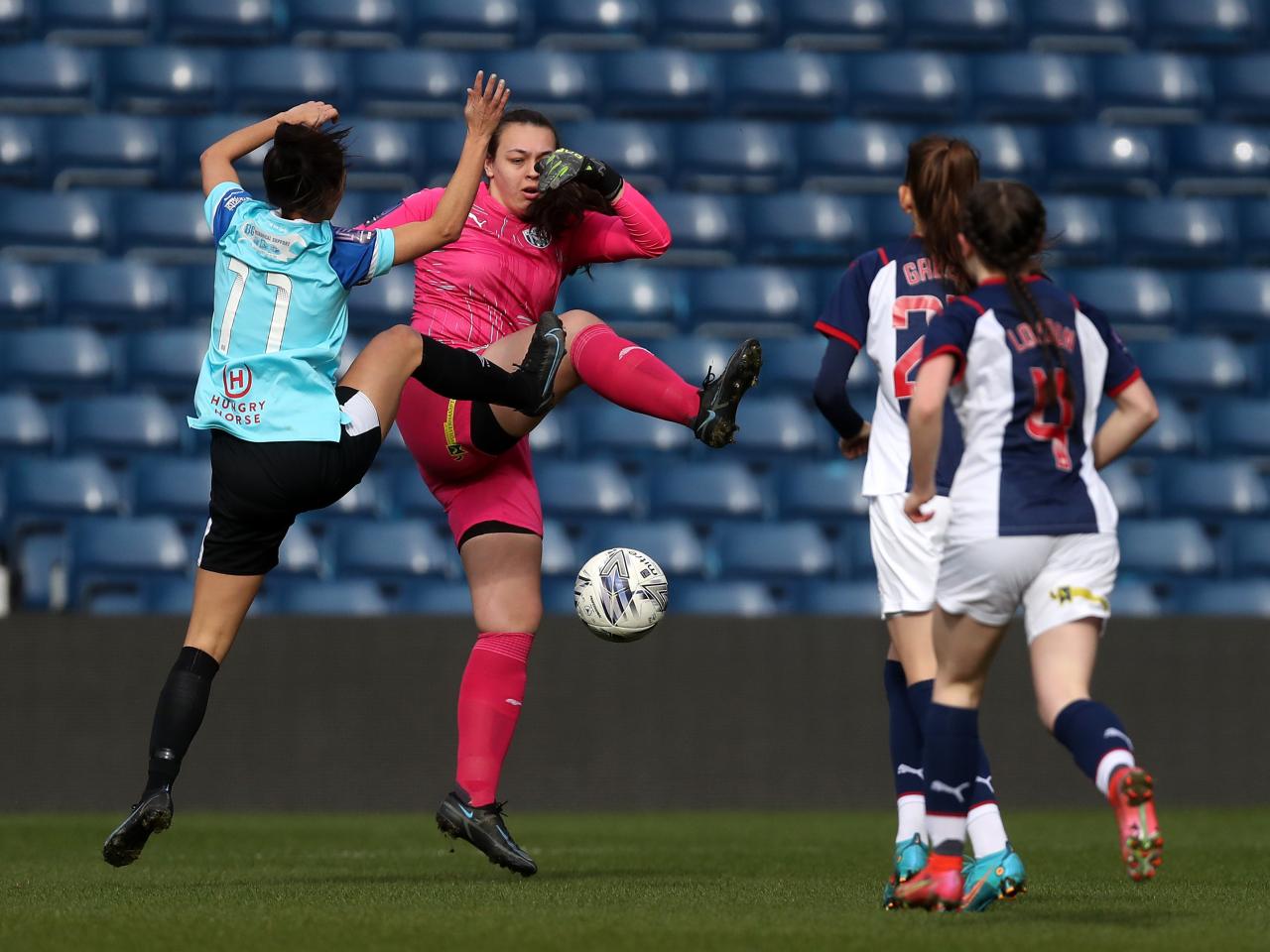 Albion Women marked their first-ever game at The Hawthorns with a win on Sunday afternoon – beating Derby County 2-0 in front of 1,871 supporters