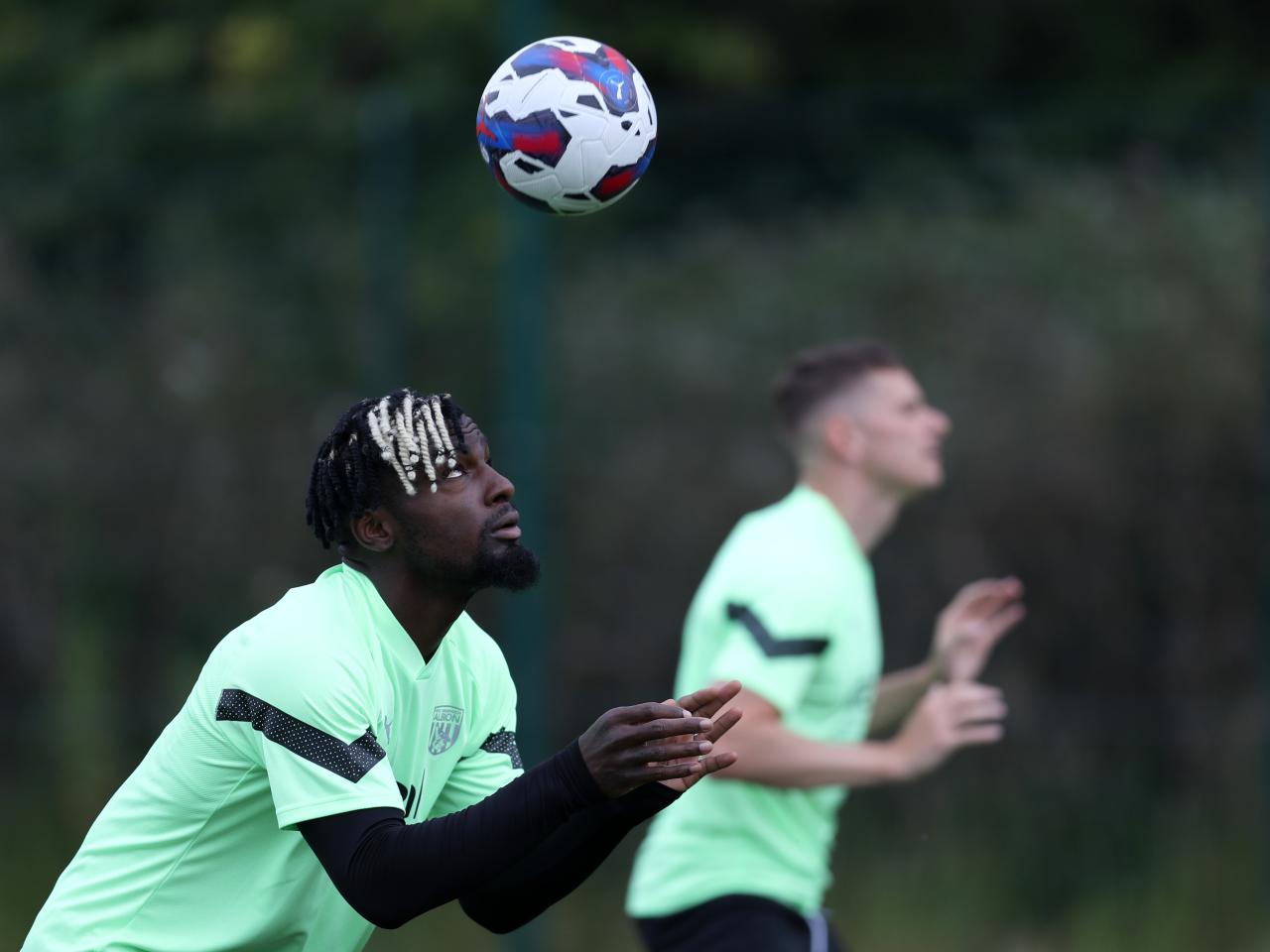 Albion players in pre-season training.