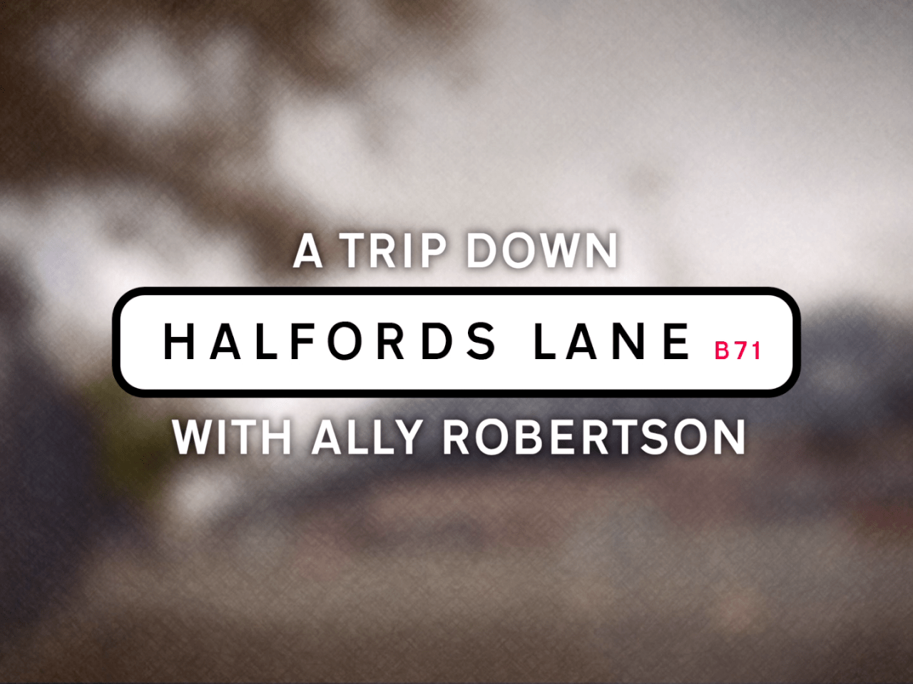 A Trip Down Halfords Lane with Ally Robertson West Bromwich Albion