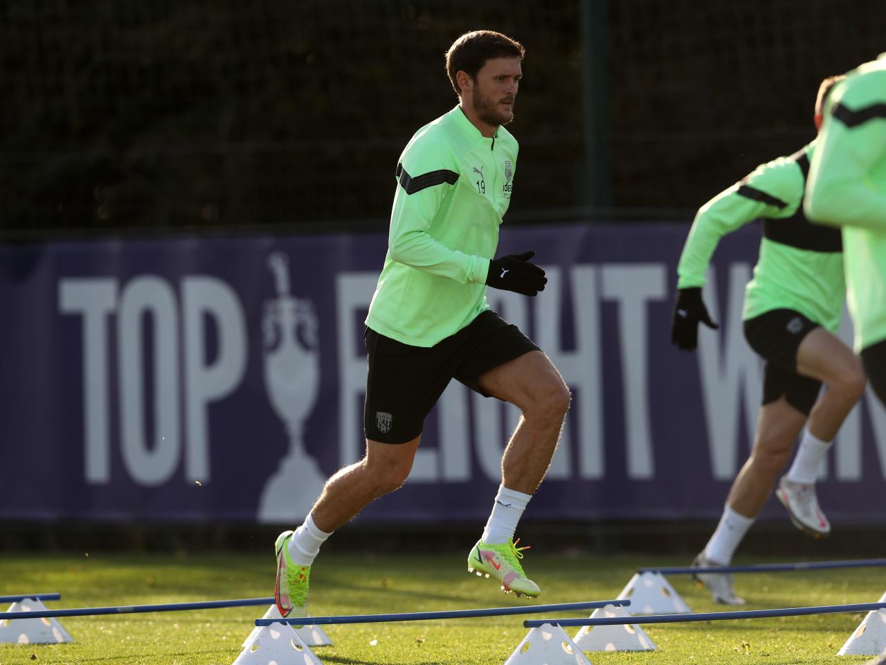 Carlos Corberán takes his first training session as Albion boss.