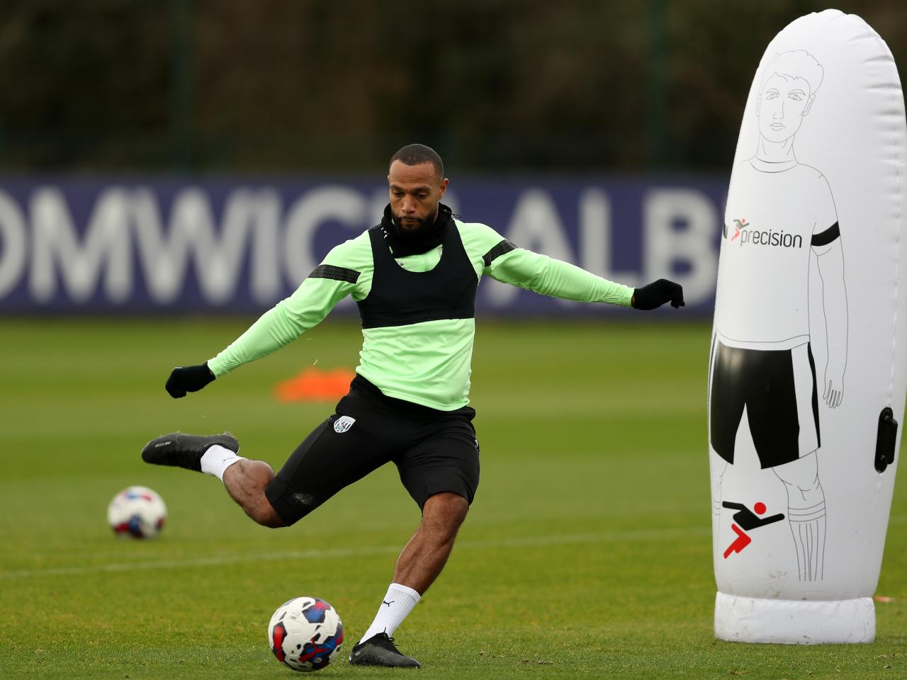 Matt Phillips during Albion training.