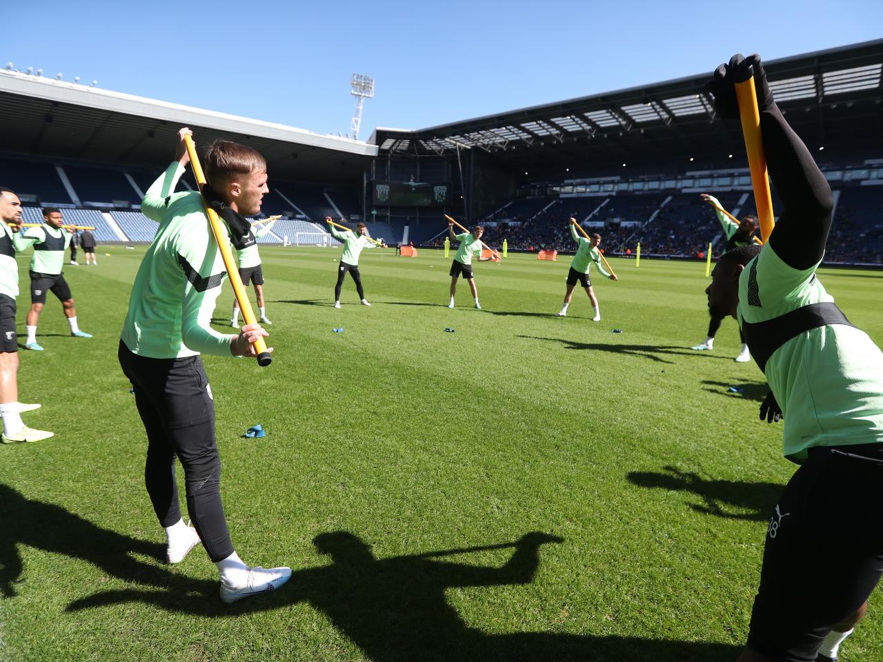 Training at the stadium gallery 12