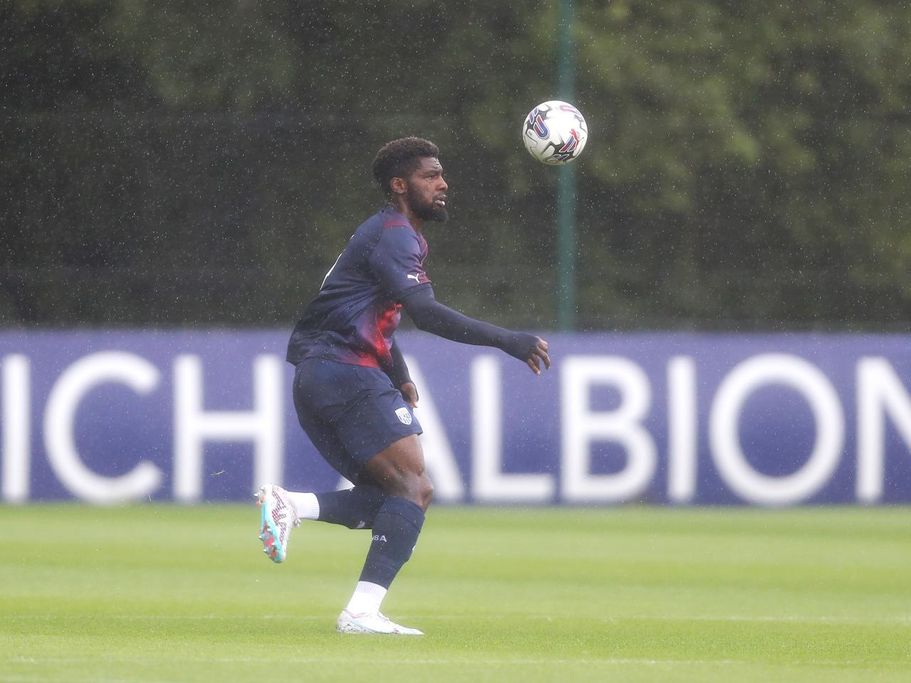 An image of Cedric Kipre against Shrewsbury