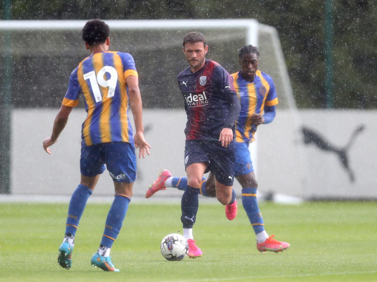 An image of John Swift against Shrewsbury