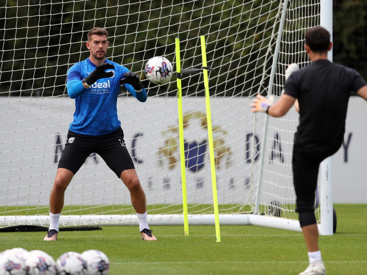 Alex Palmer in training 