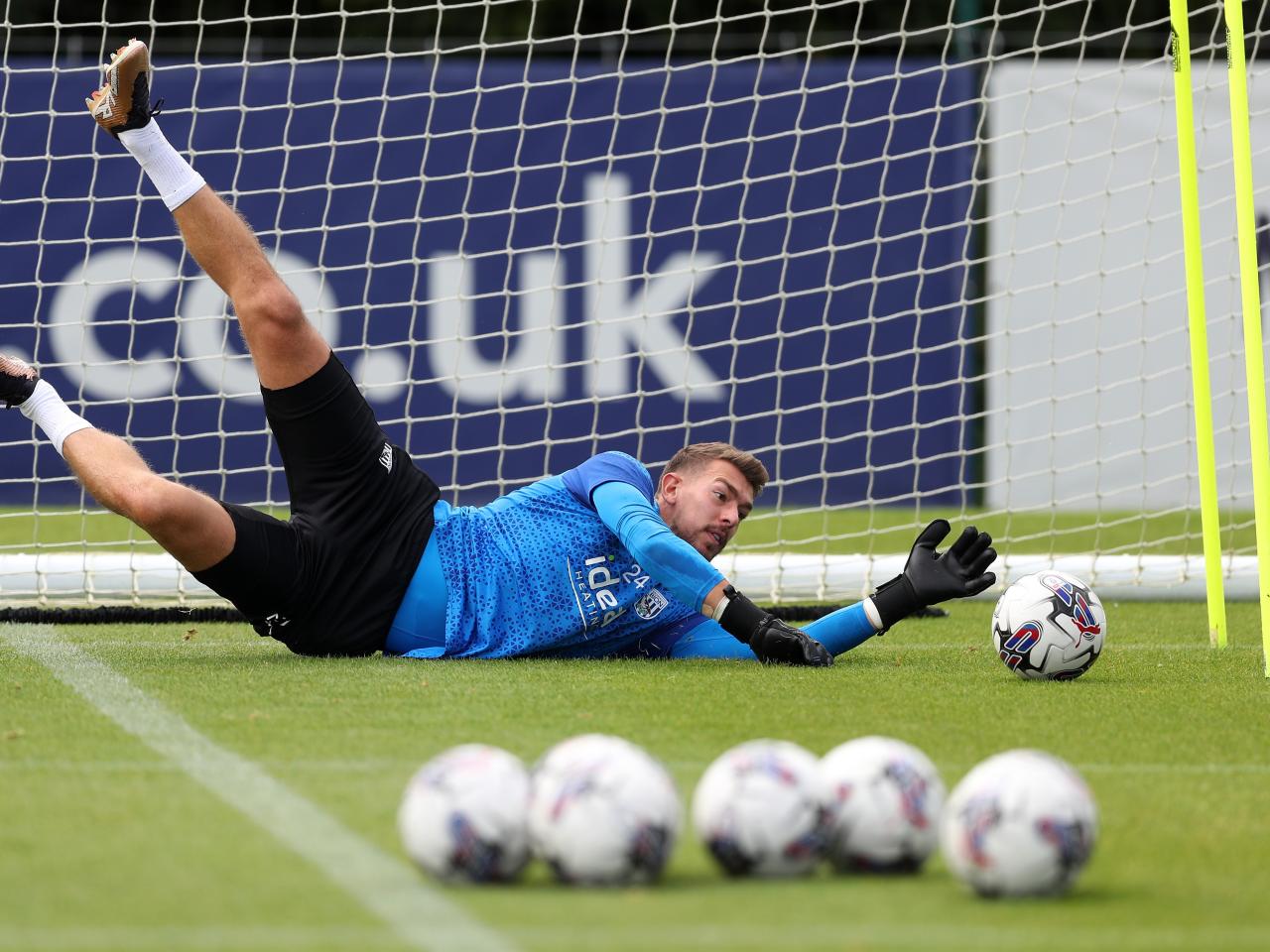 Alex Palmer in training 