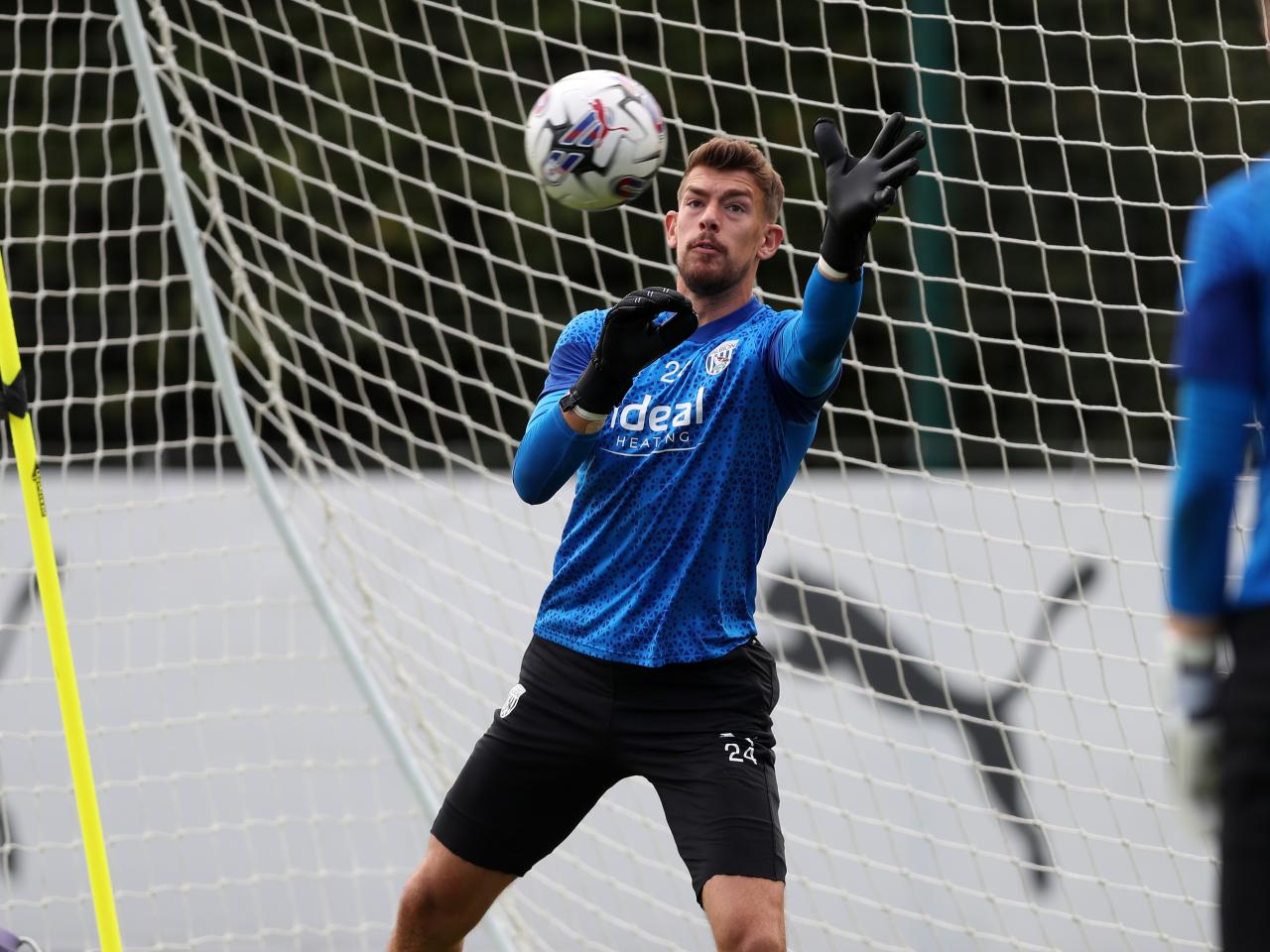 Alex Palmer in training 