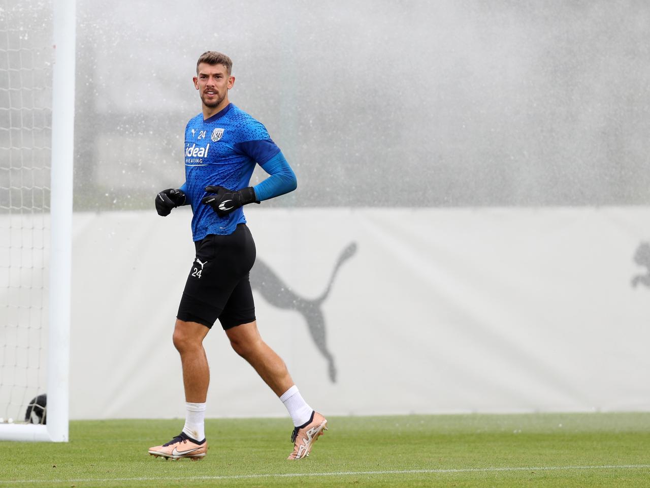 Alex Palmer in training 