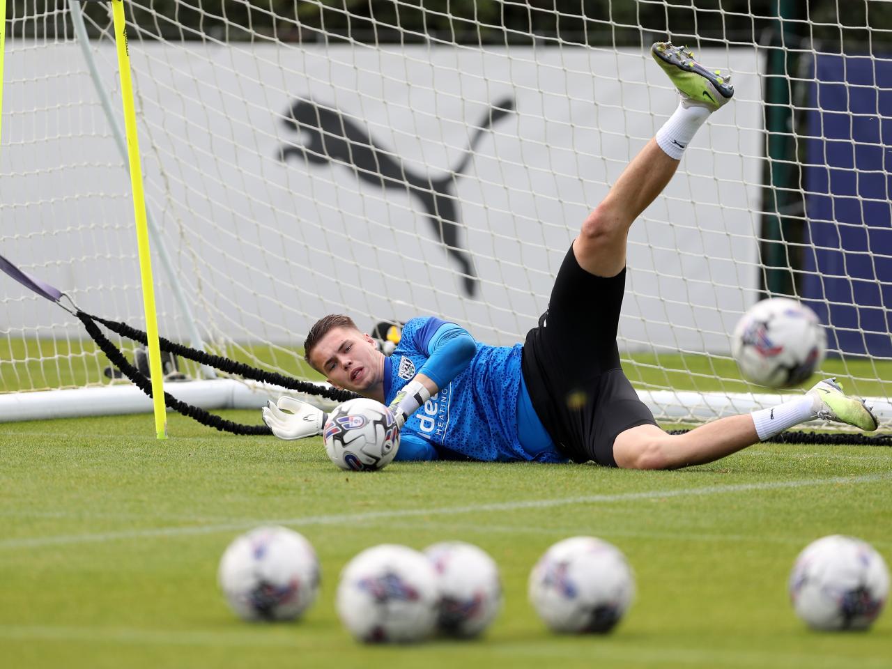 Josh Griffiths in training 