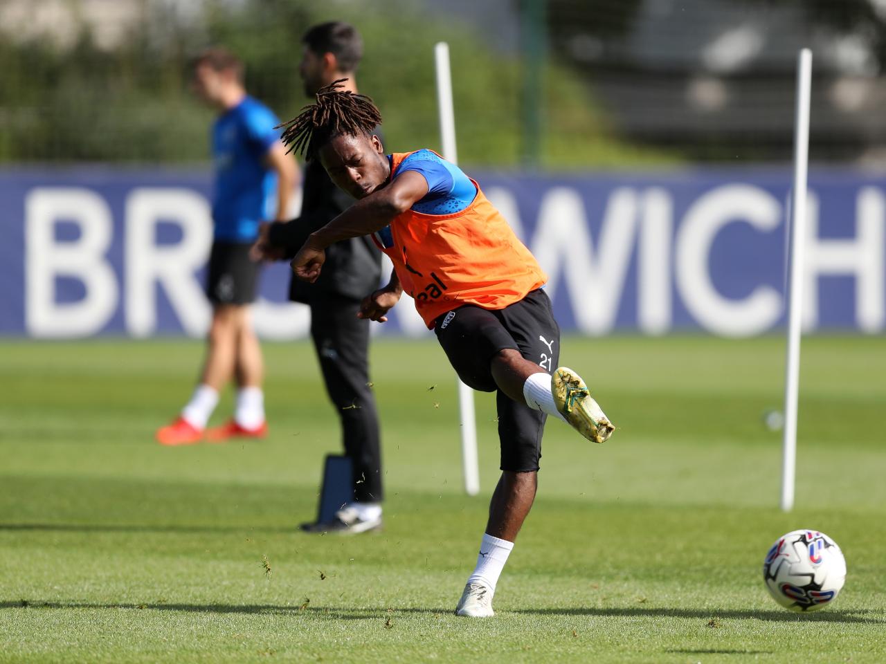 Brandon Thomas-Asante in training