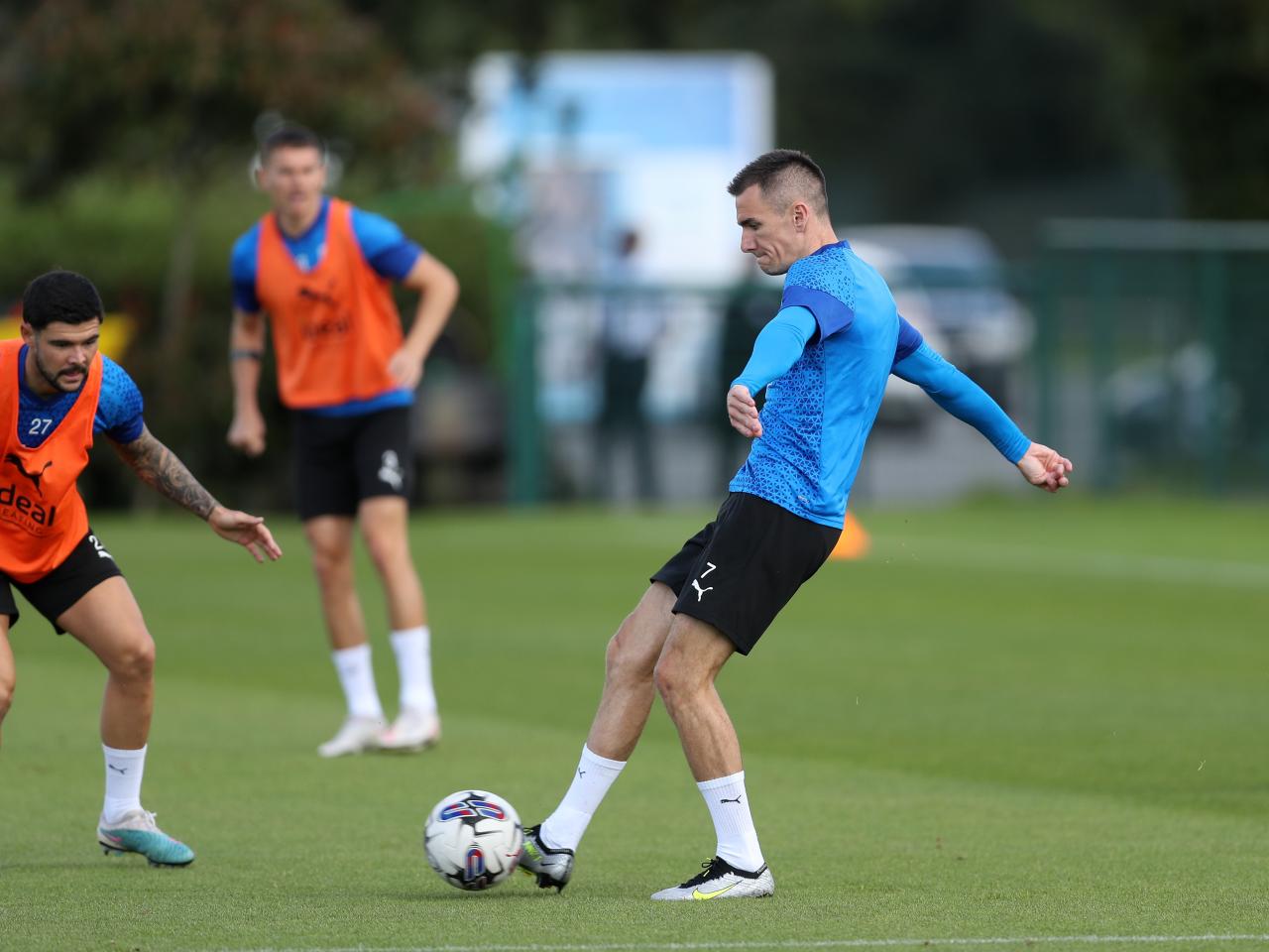Jed Wallace in training
