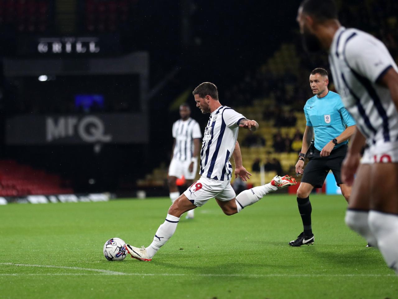 Albion in action against Watford.