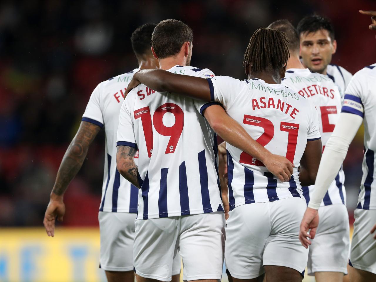 Albion in action against Watford.