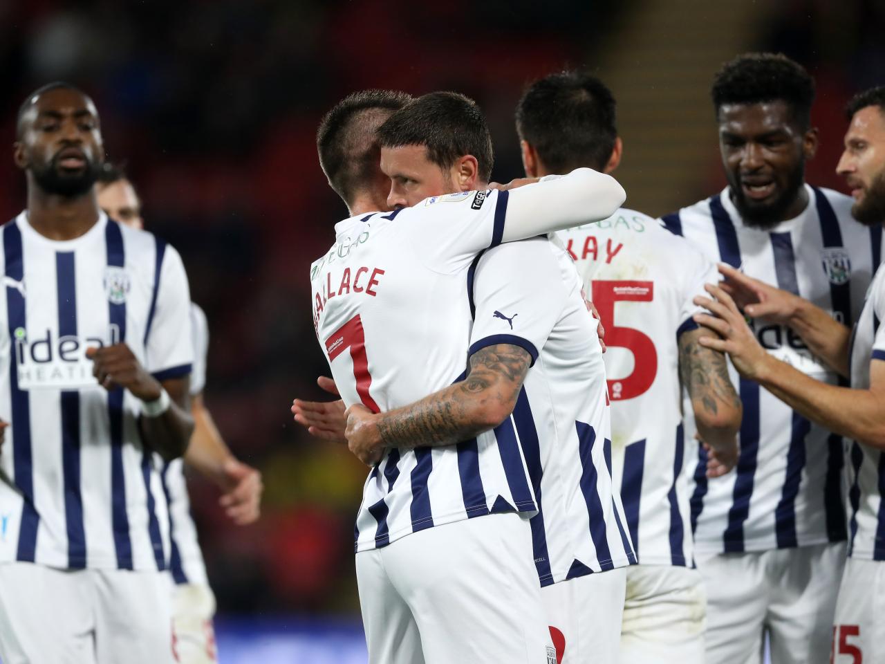 Albion in action against Watford.