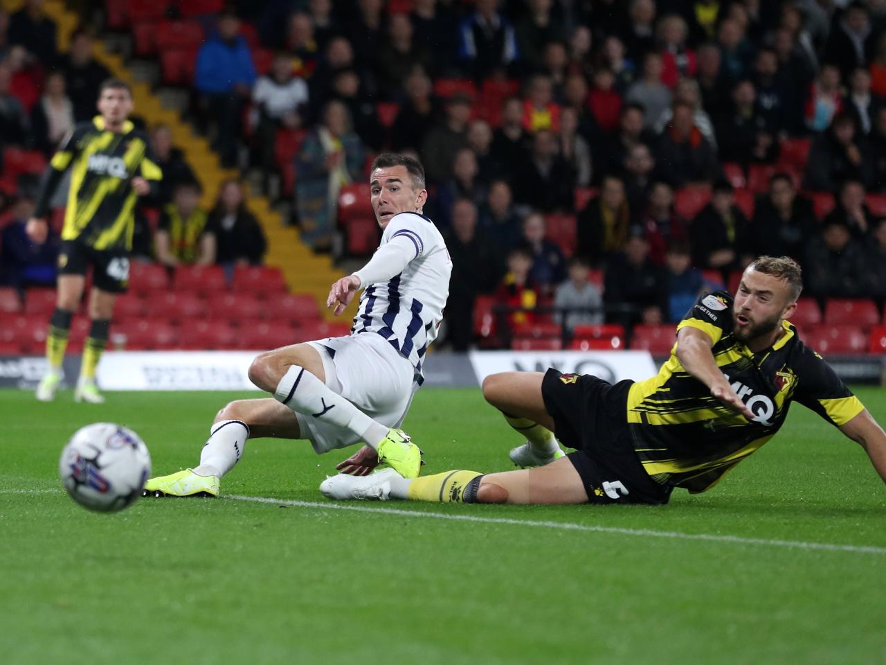Albion in action against Watford.