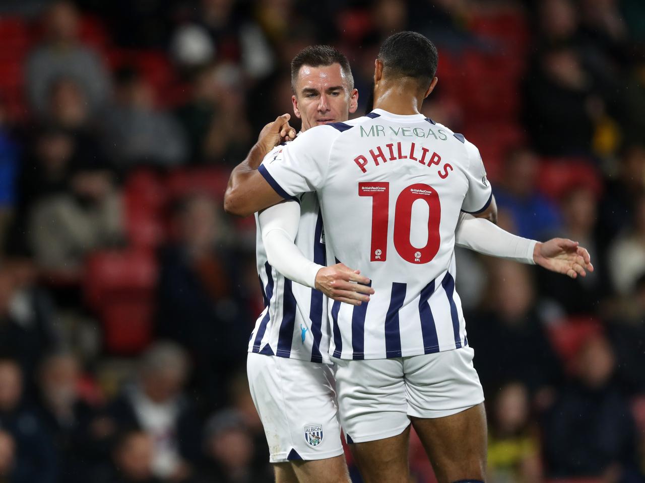 Albion in action against Watford.