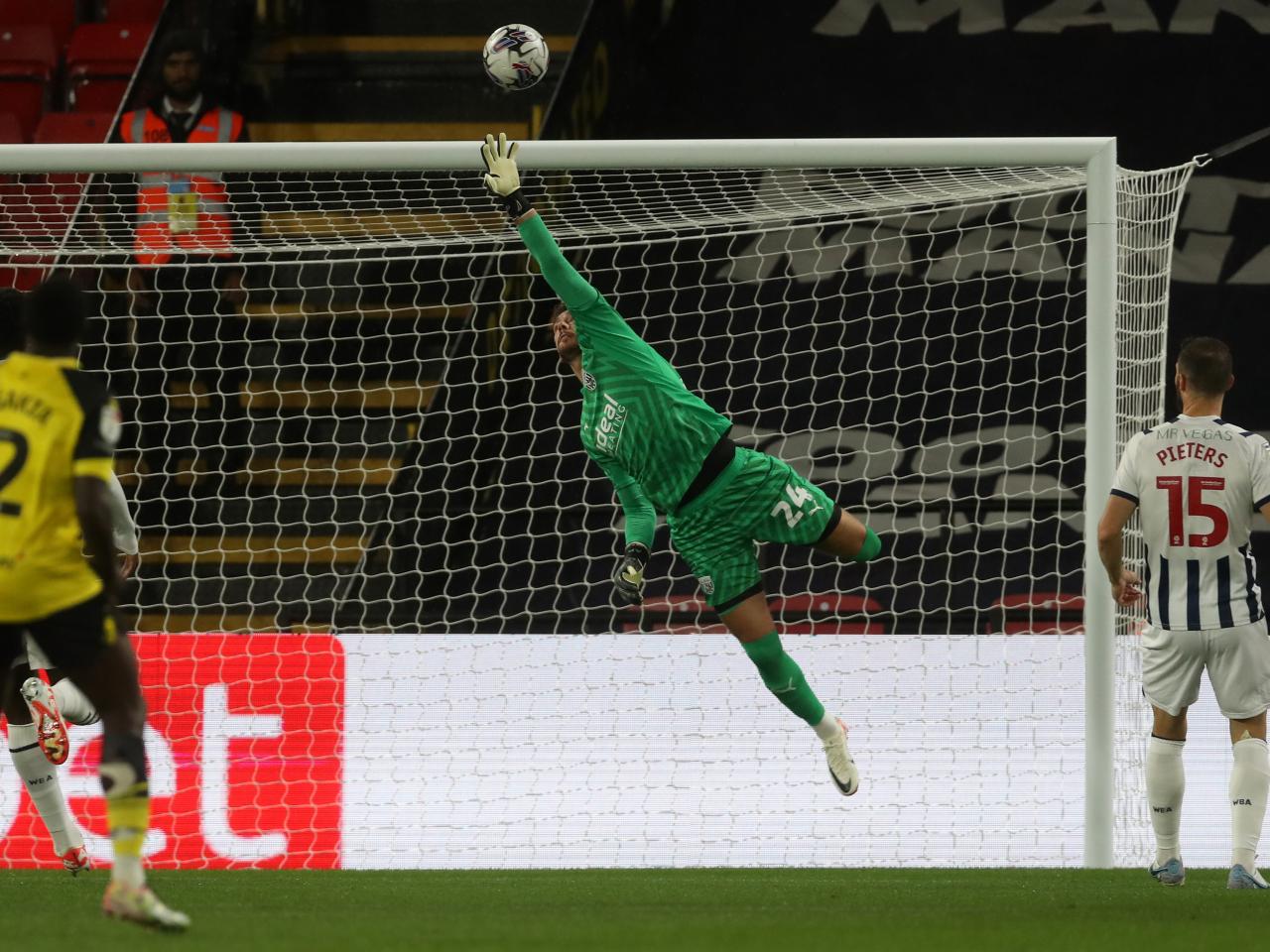 Albion in action against Watford.