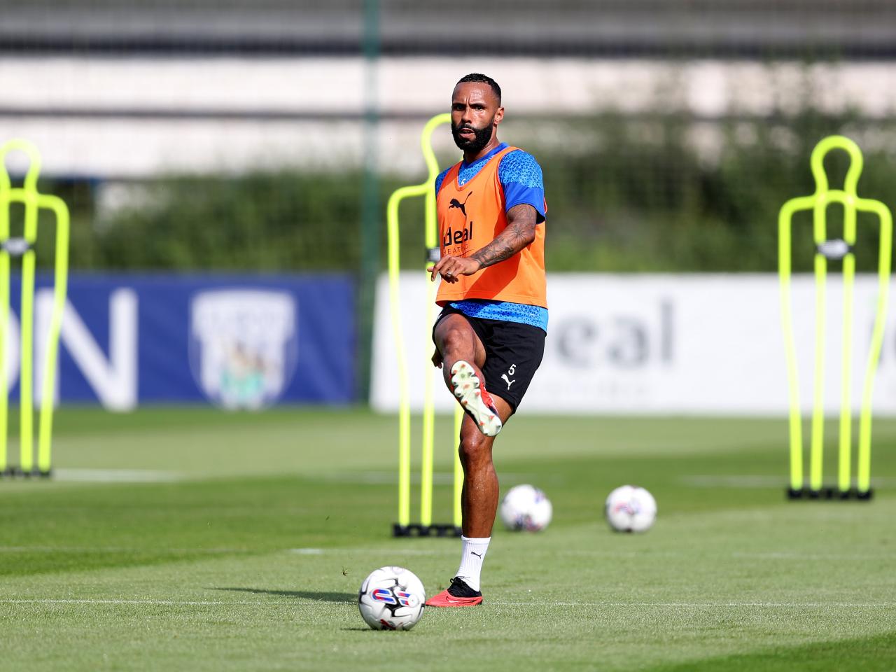 Albion players take part in training over the international break.