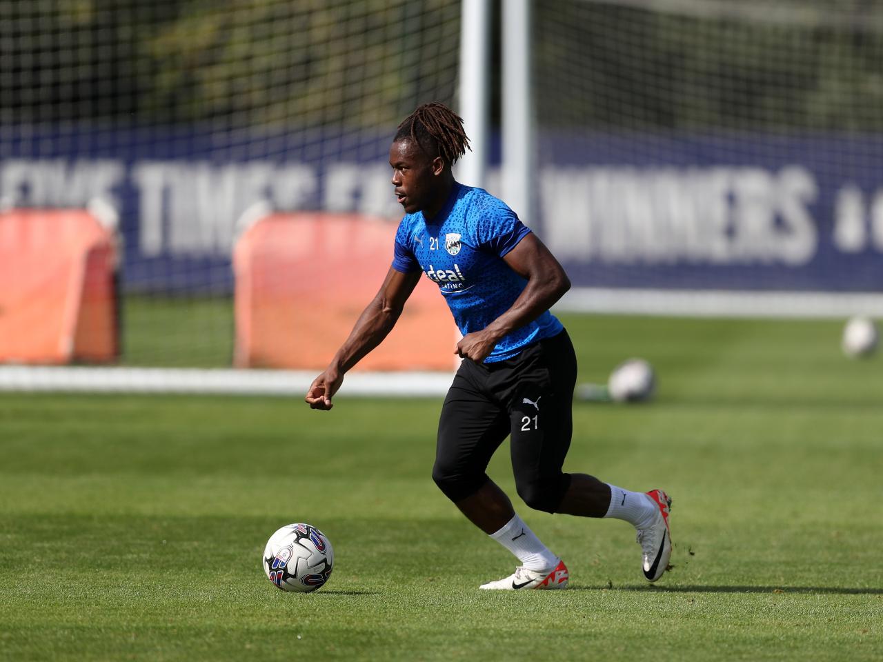 Albion players take part in training over the international break.