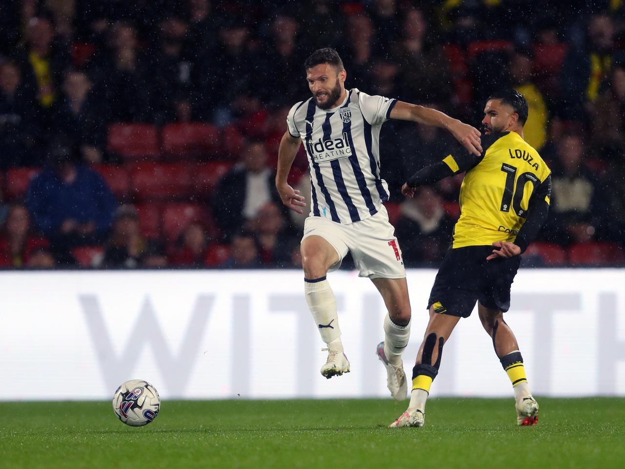 Albion in action against Watford.