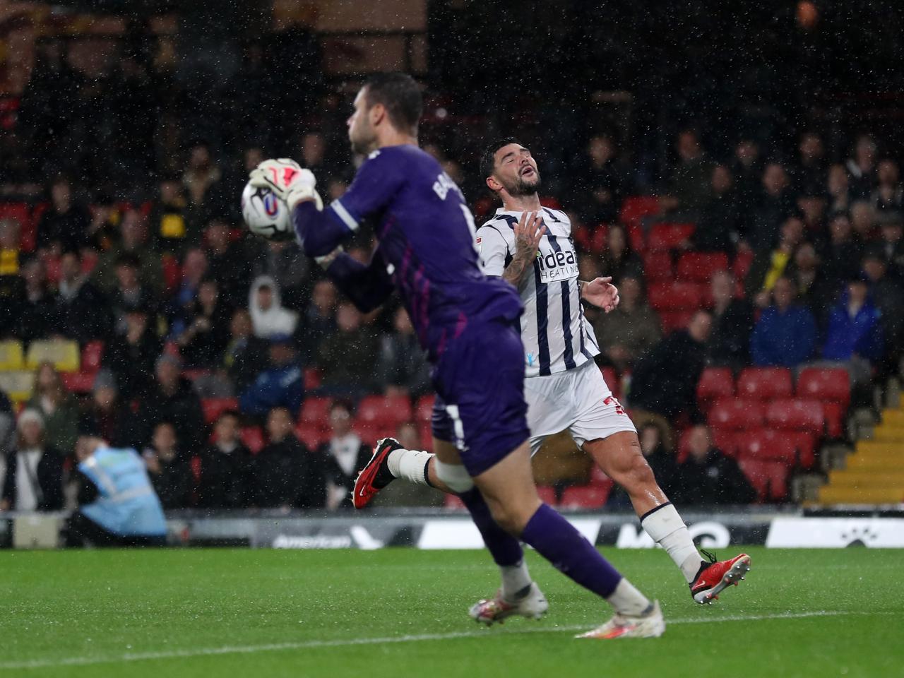 Albion in action against Watford.