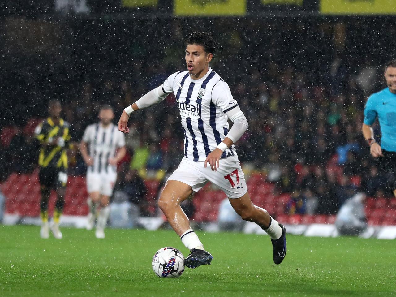 Albion in action against Watford.