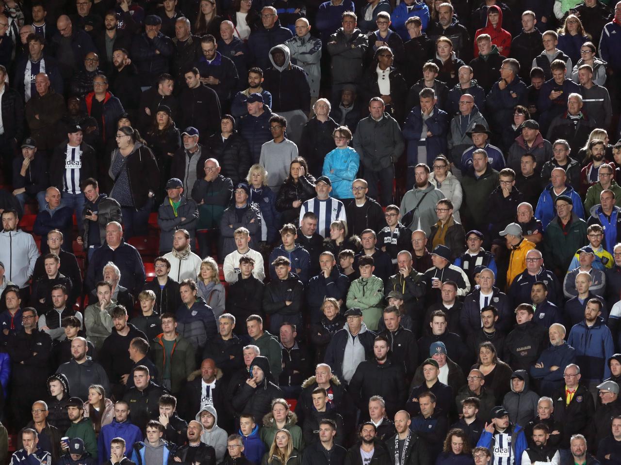 Albion in action against Watford.