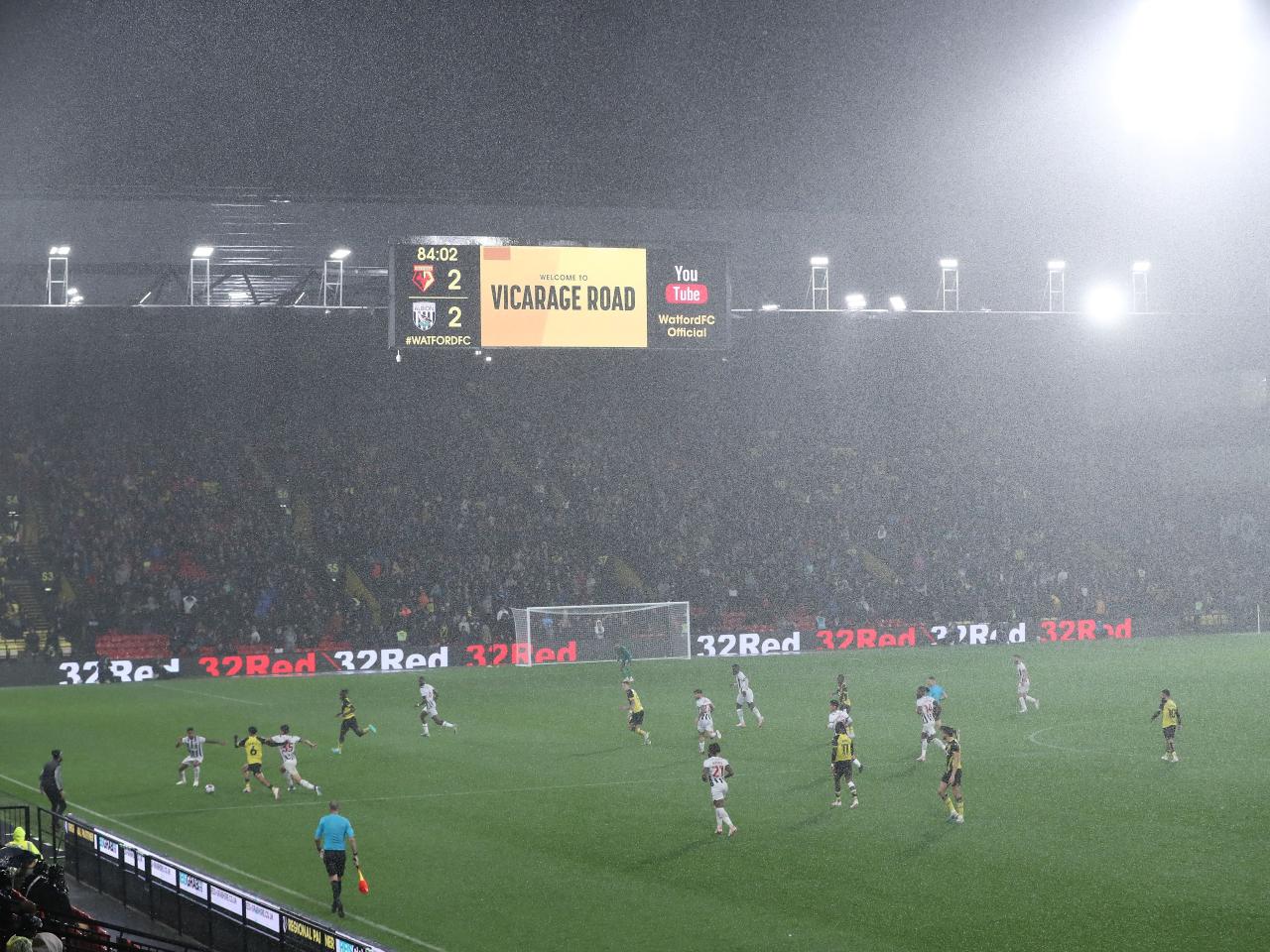 Albion in action against Watford.