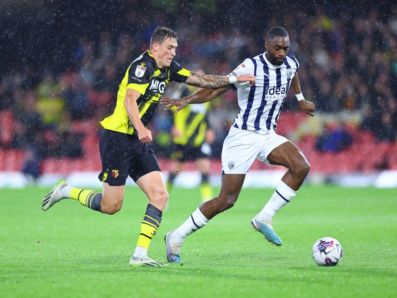 Albion in action against Watford.