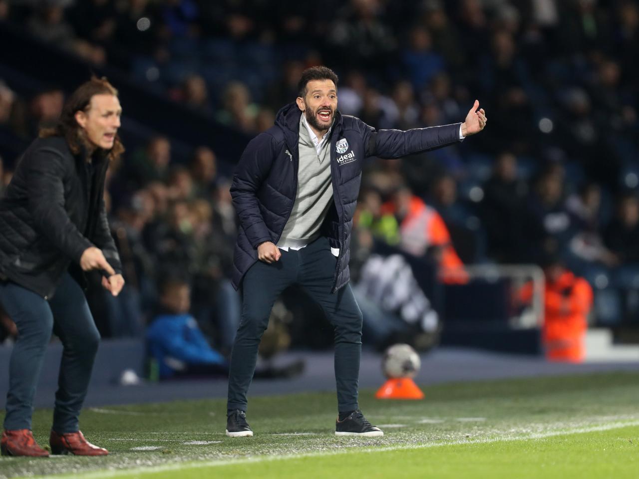Carlos Corberan on the sideline against QPR