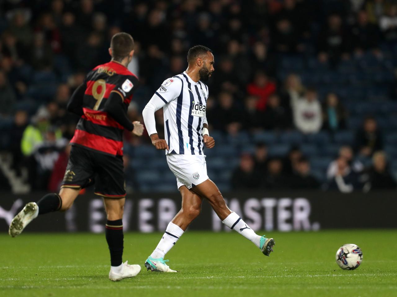 Kyle Bartley passes the ball
