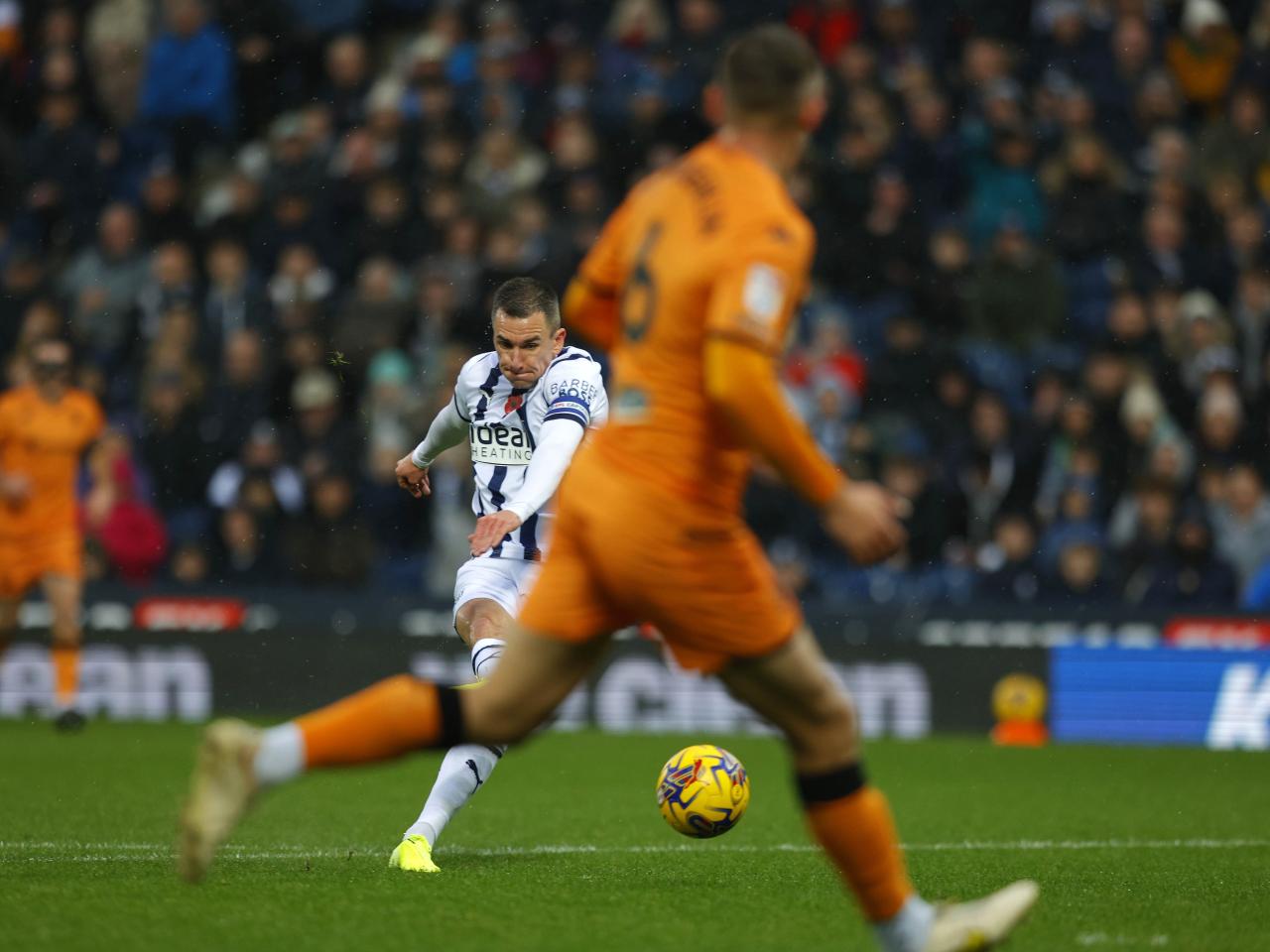 Albion in action against Hull City.