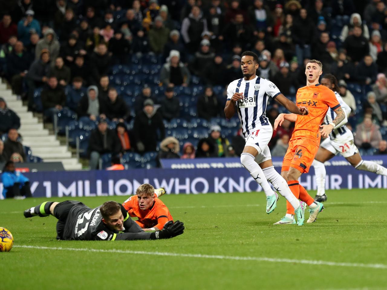 Grady Diangana scores against Ipswich