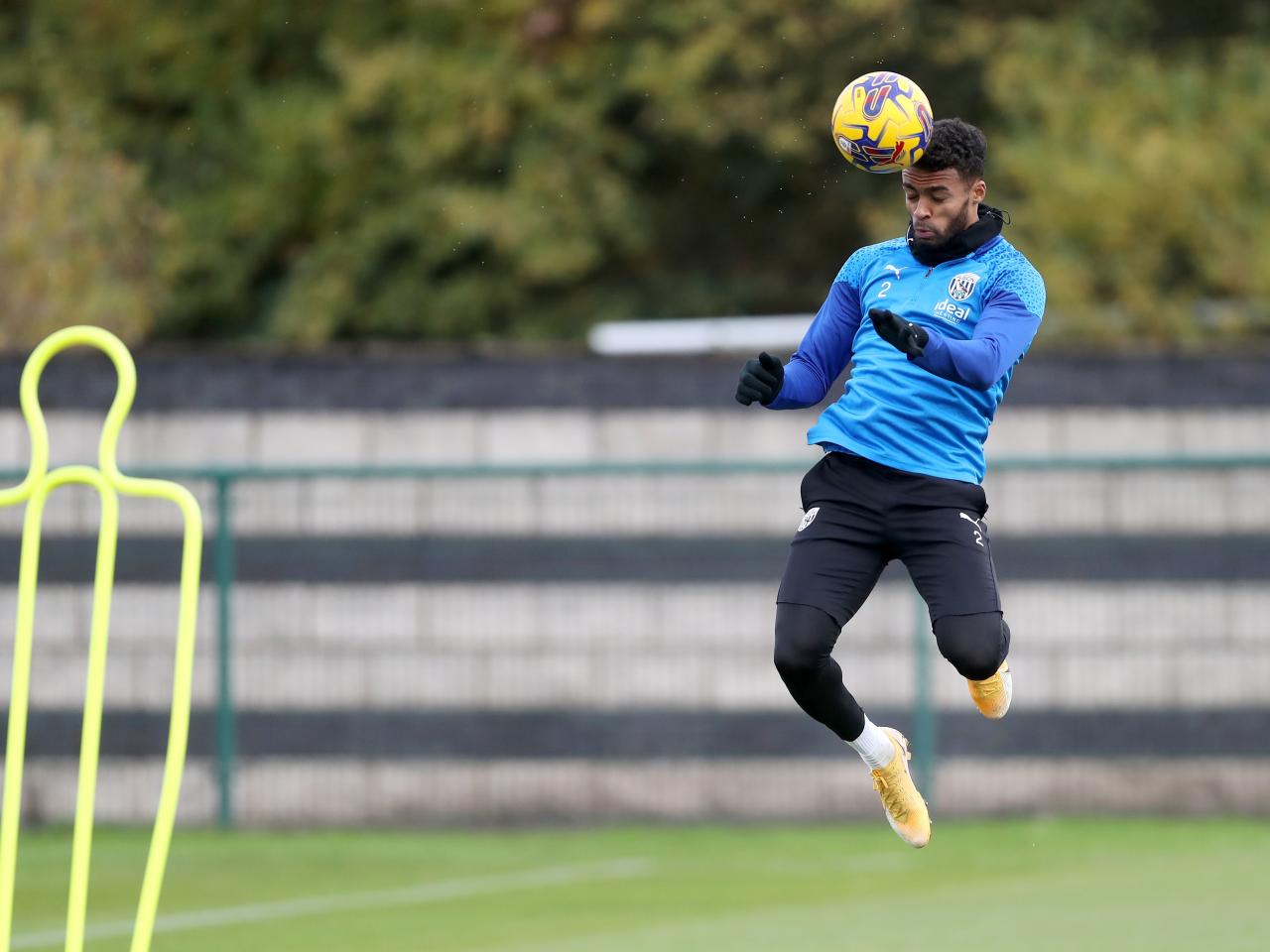 Albion players in training.
