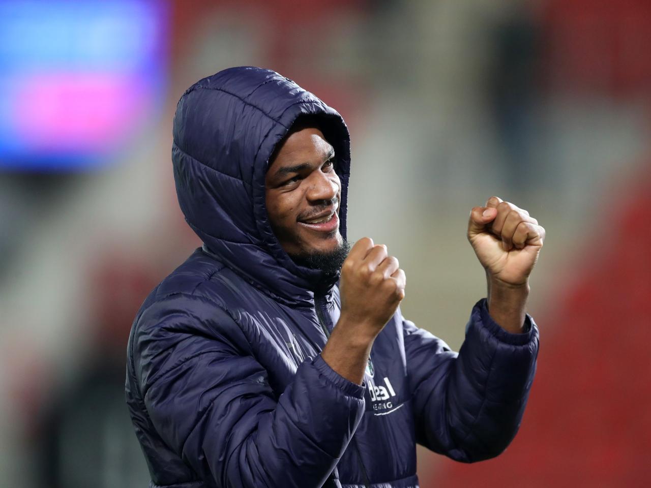 Grady Diangana celebrates after the match