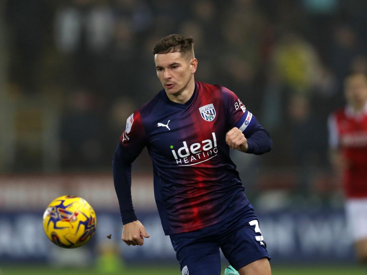 Conor Townsend on the ball at Rotherham
