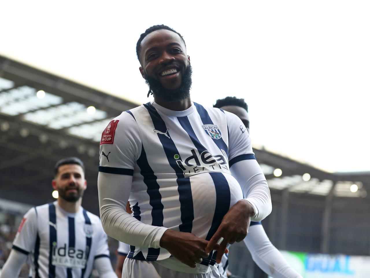 Nathaniel Chalobah celebrates scoring against Aldershot 