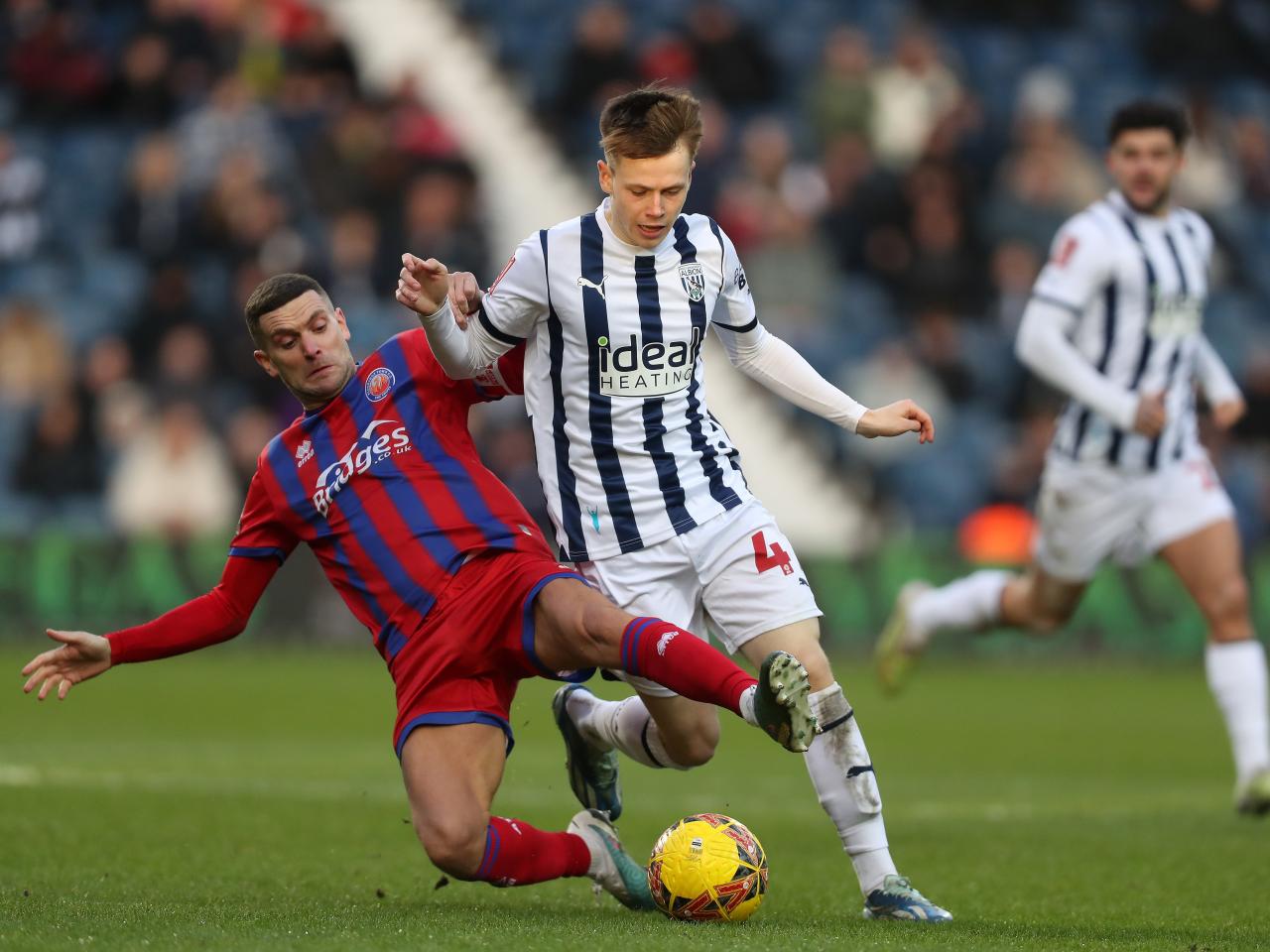 Fenton Heard in action against Aldershot