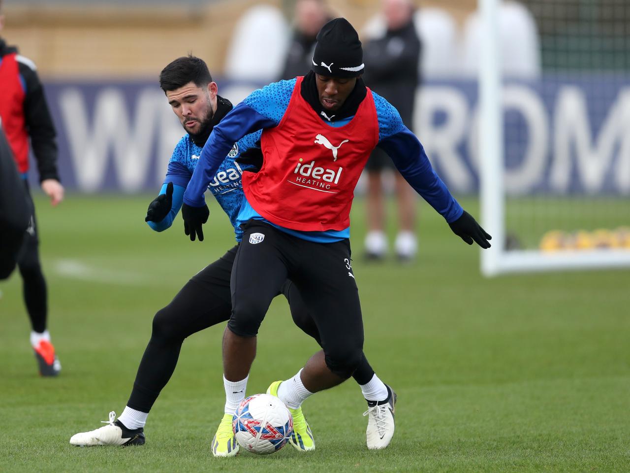 Jovan Malcolm on the ball in training