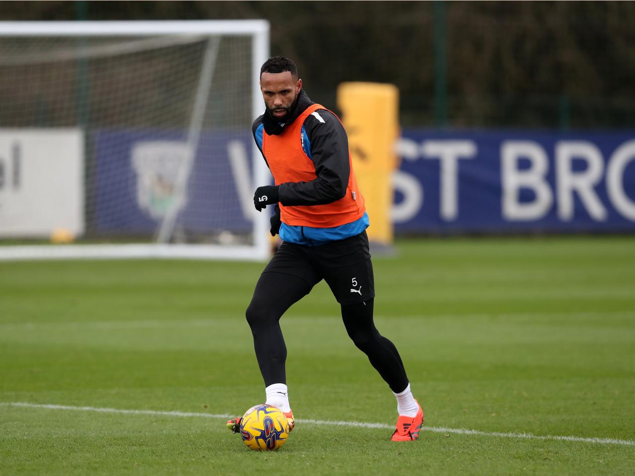 Albion players in training ahead of the clash with Blackburn Rovers.