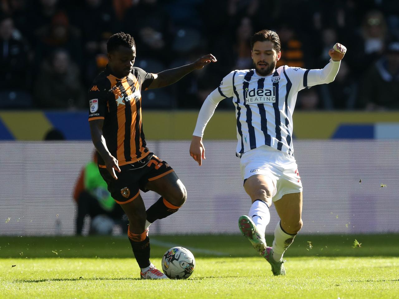 Okay Yokuslu in action against Hull City