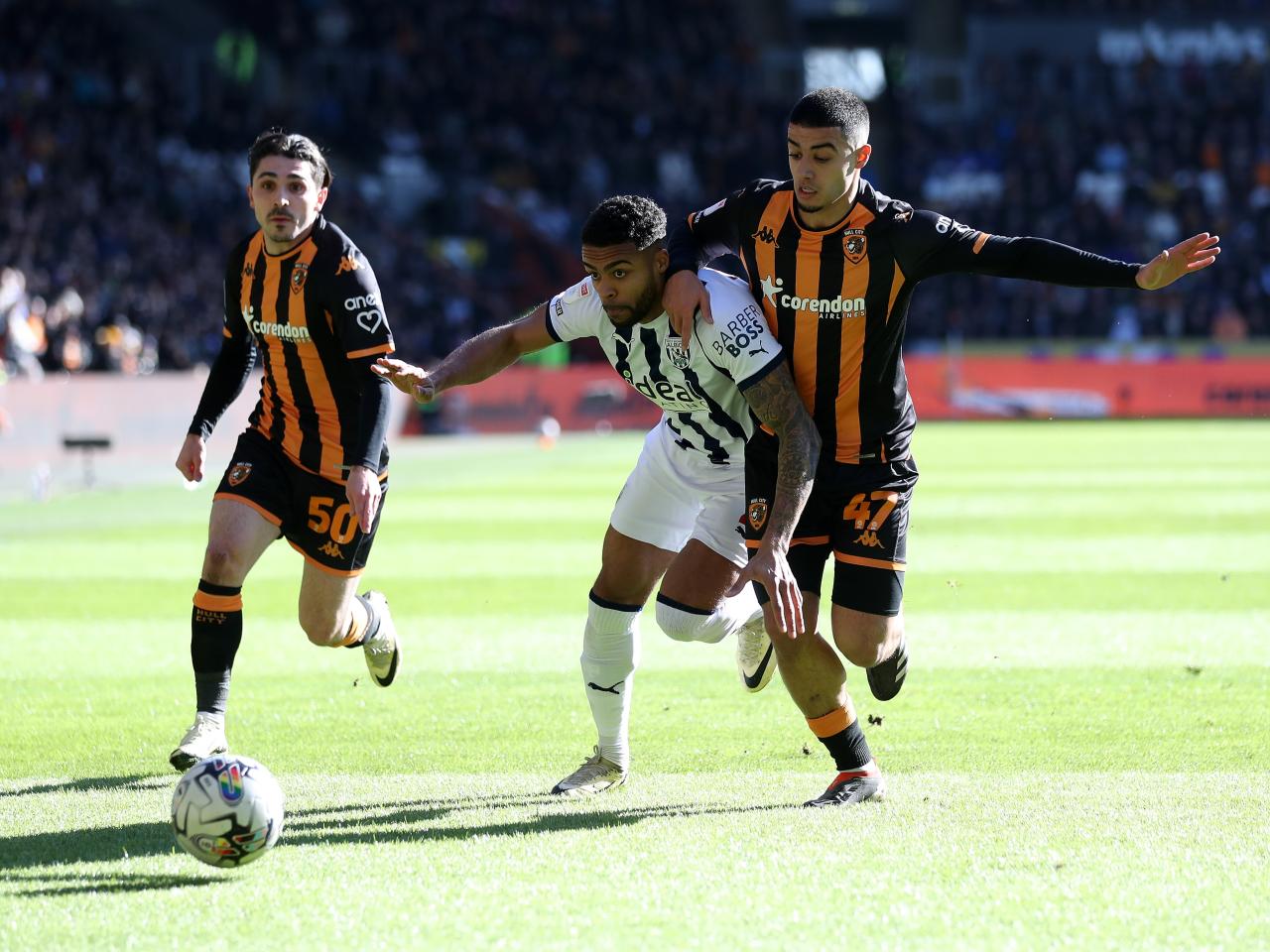 Darnell Furlong in action against Hull