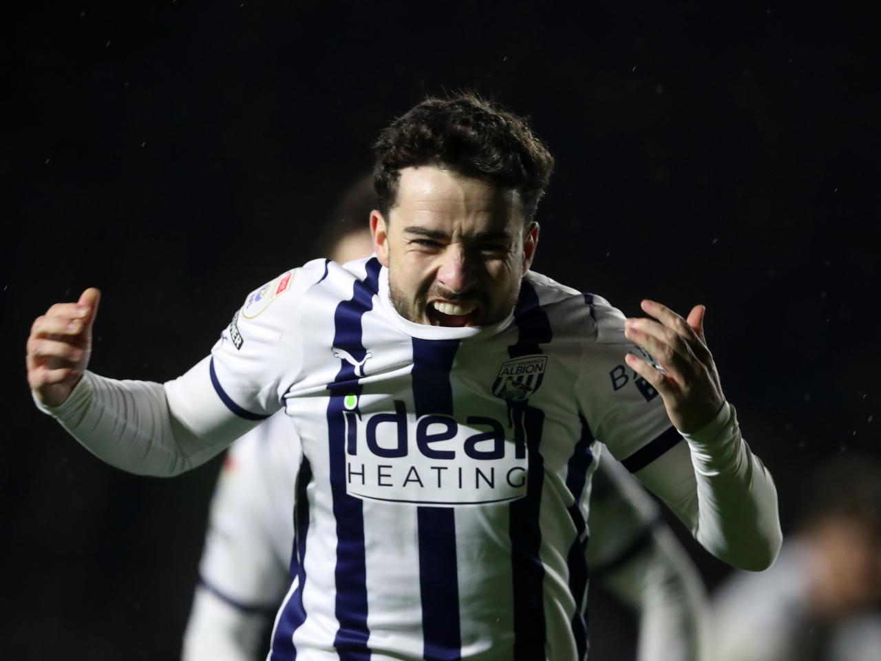 Mikey Johnston celebrates scoring against Plymouth