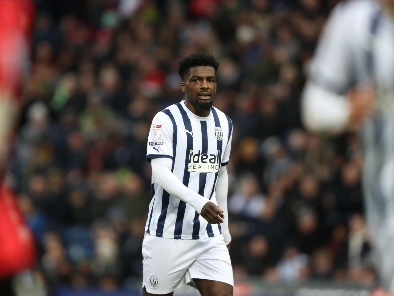 Cedric Kipre in action against Blues