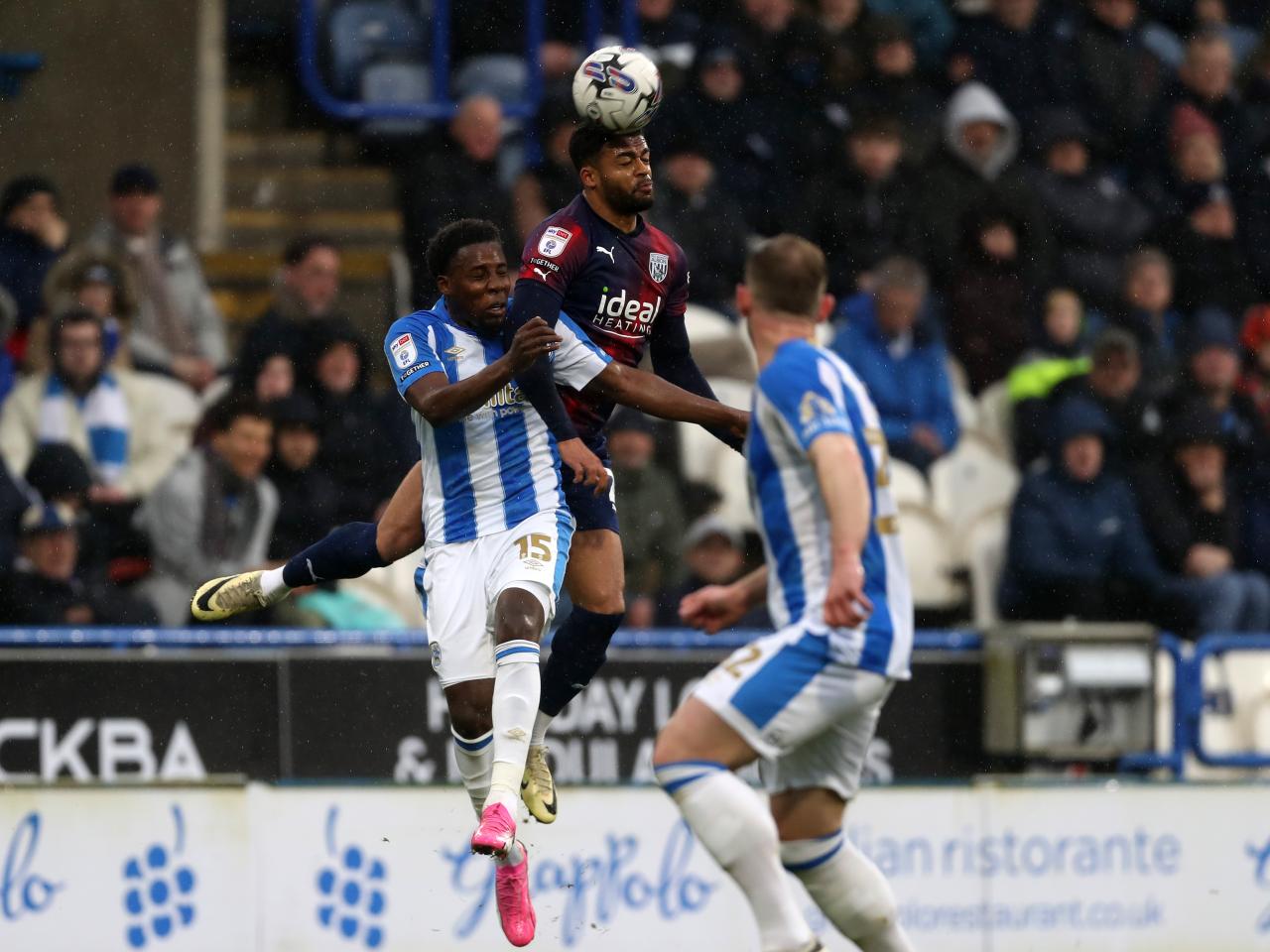 Albion in action against Huddersfield Town.