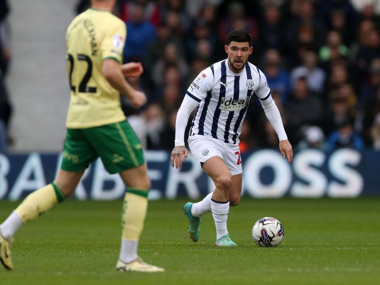 Alex Mowatt on the ball against Bristol City