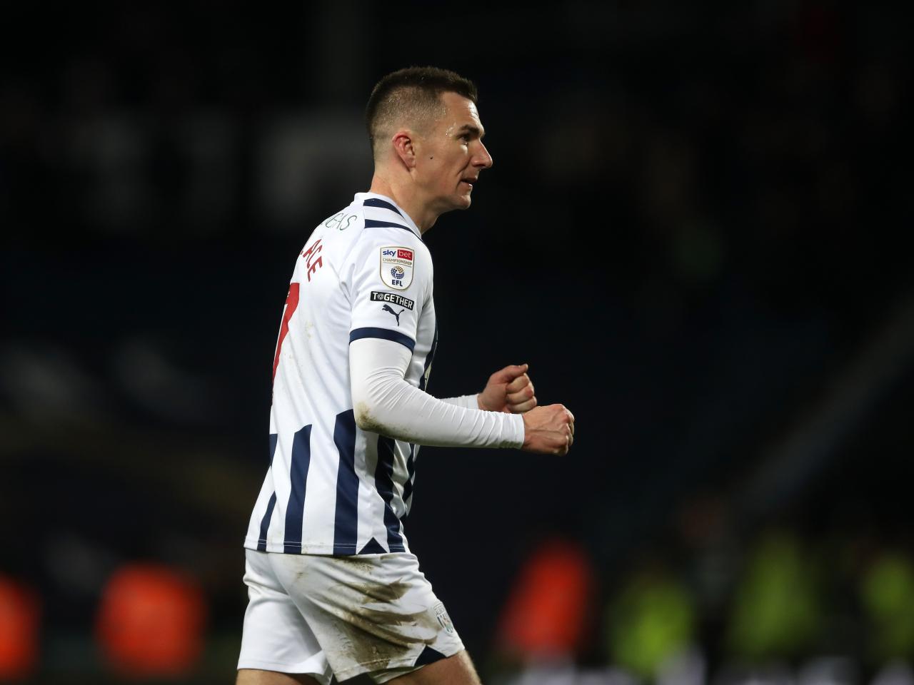 Jed Wallace celebrates beating Coventry at full-time