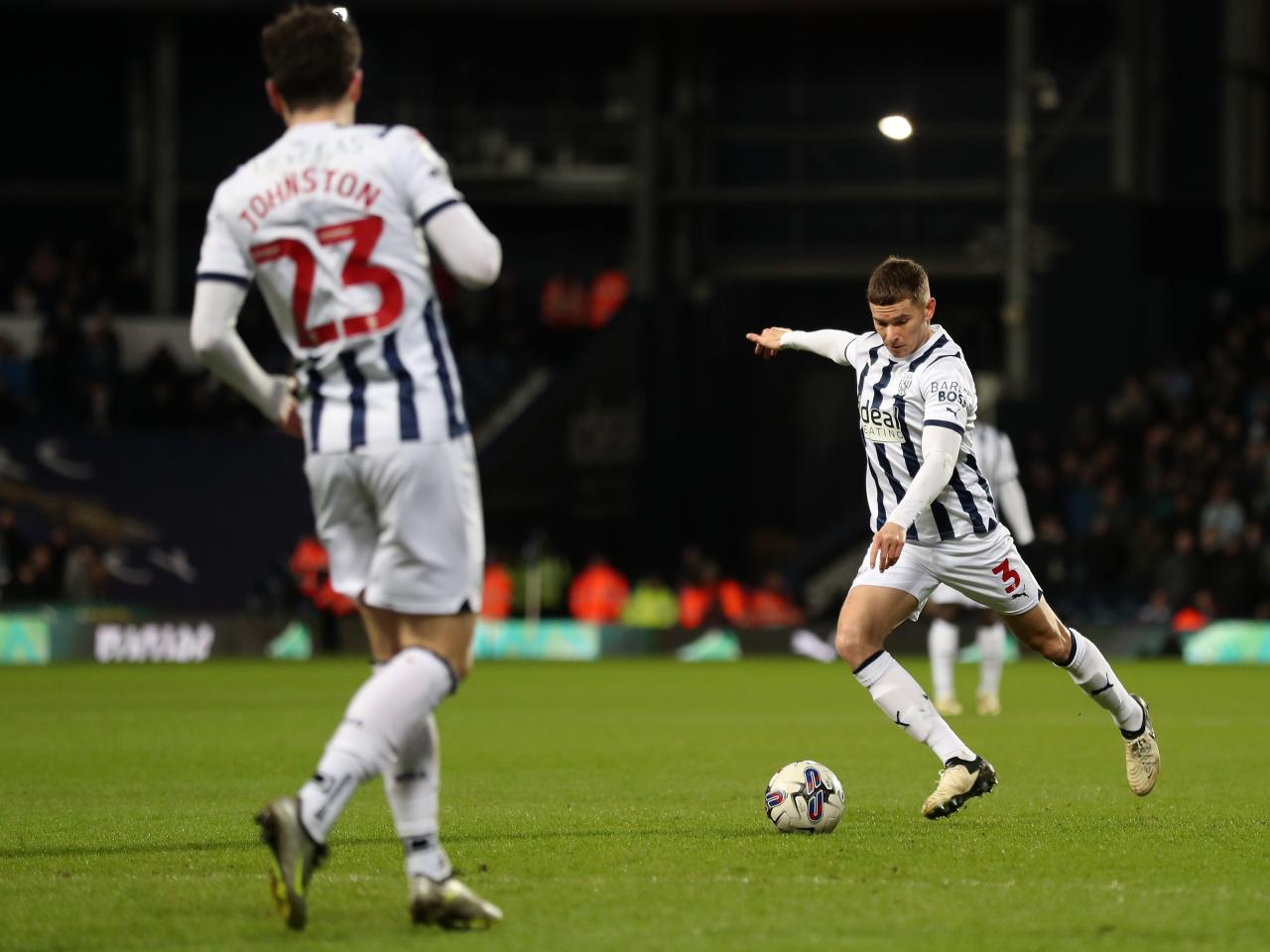 Conor Townsend on the ball against Coventry 