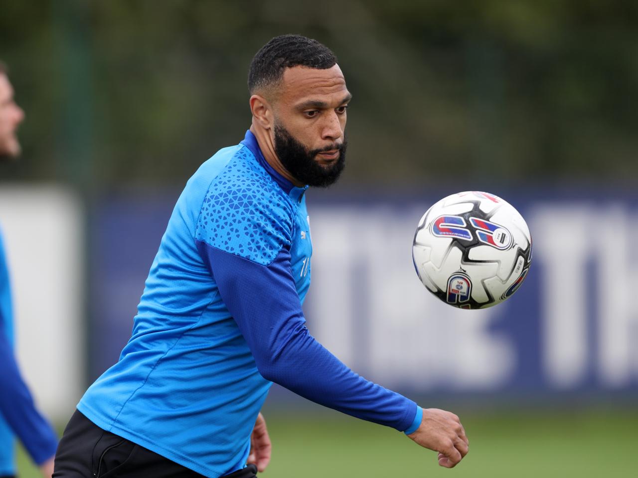 Albion players in training.